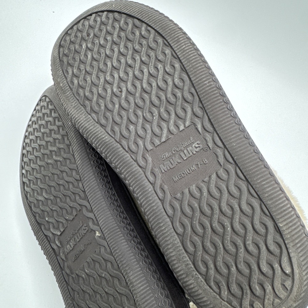 Muk Luks‎ Women's Slipper Shoes Faux Fur Lined 7-8 - Picture 9 of 10